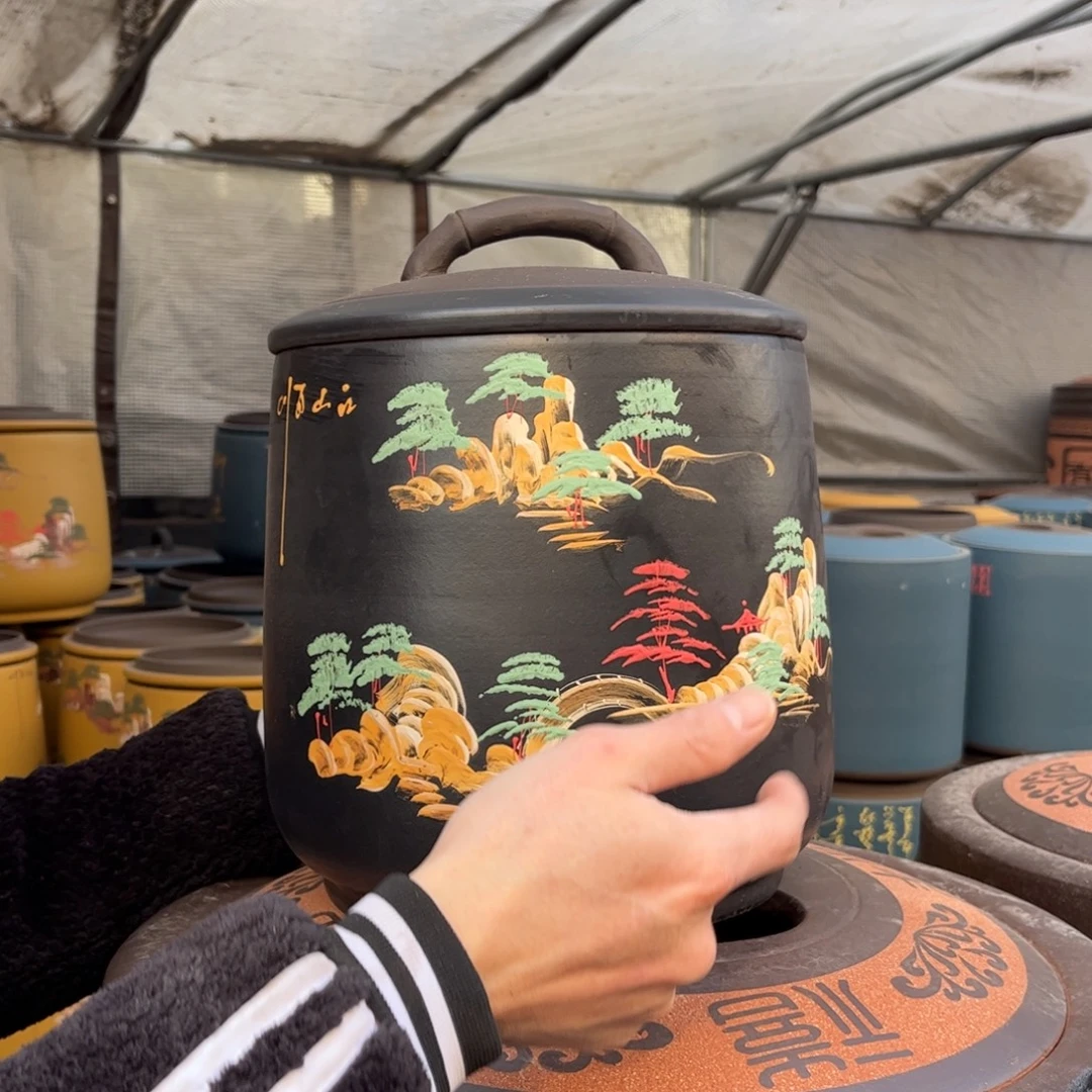 茶叶罐紫砂8 饼茶叶罐