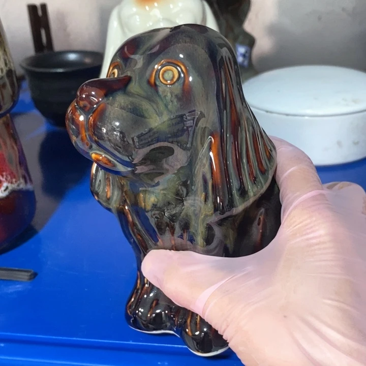 瓷片七厂窑变旺财