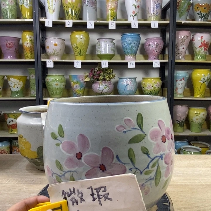 景德镇高温陶瓷花盆
