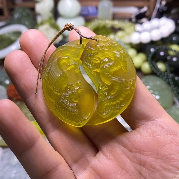 岫玉未镶嵌岫玉颈饰