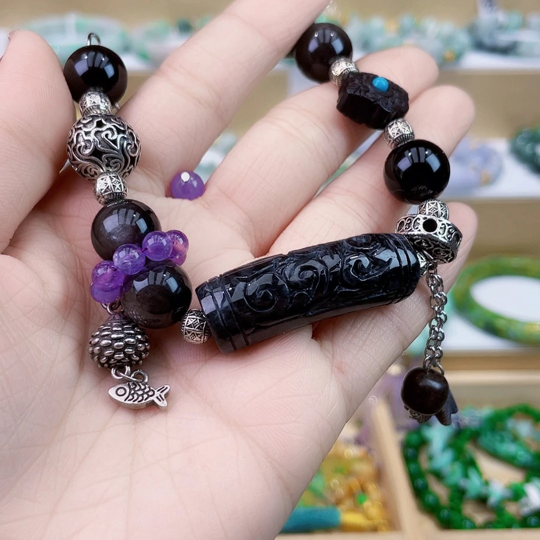 翡翠未镶嵌手链手链