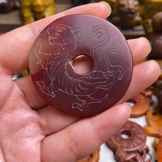 蛇纹石玉未镶嵌颈饰140