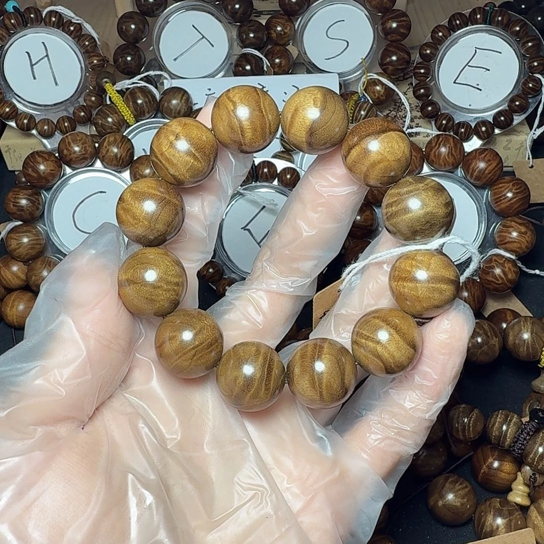 楠木（金丝楠）手串/手链阴沉黄闪电