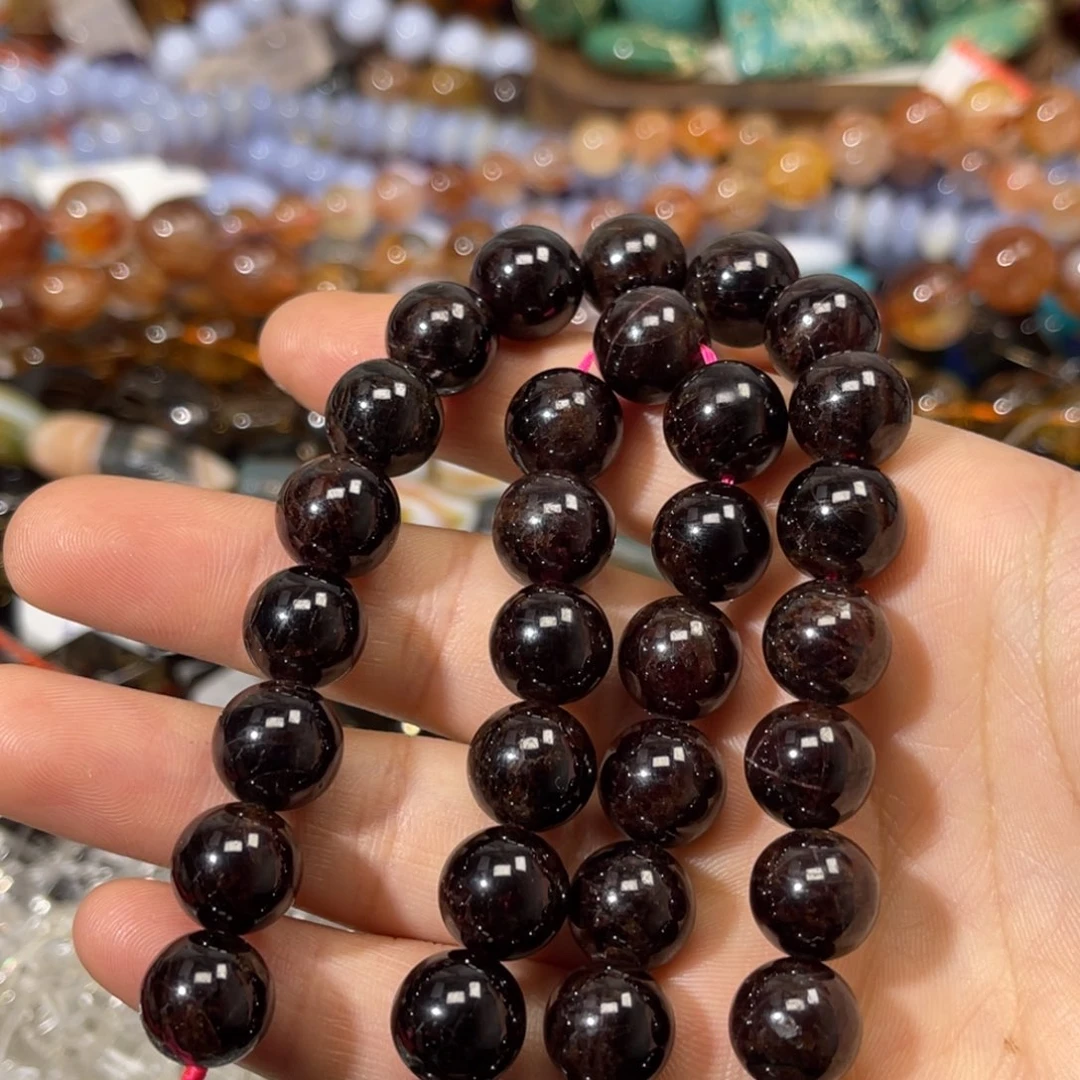 玛瑙/玉髓散珠石榴石卡11