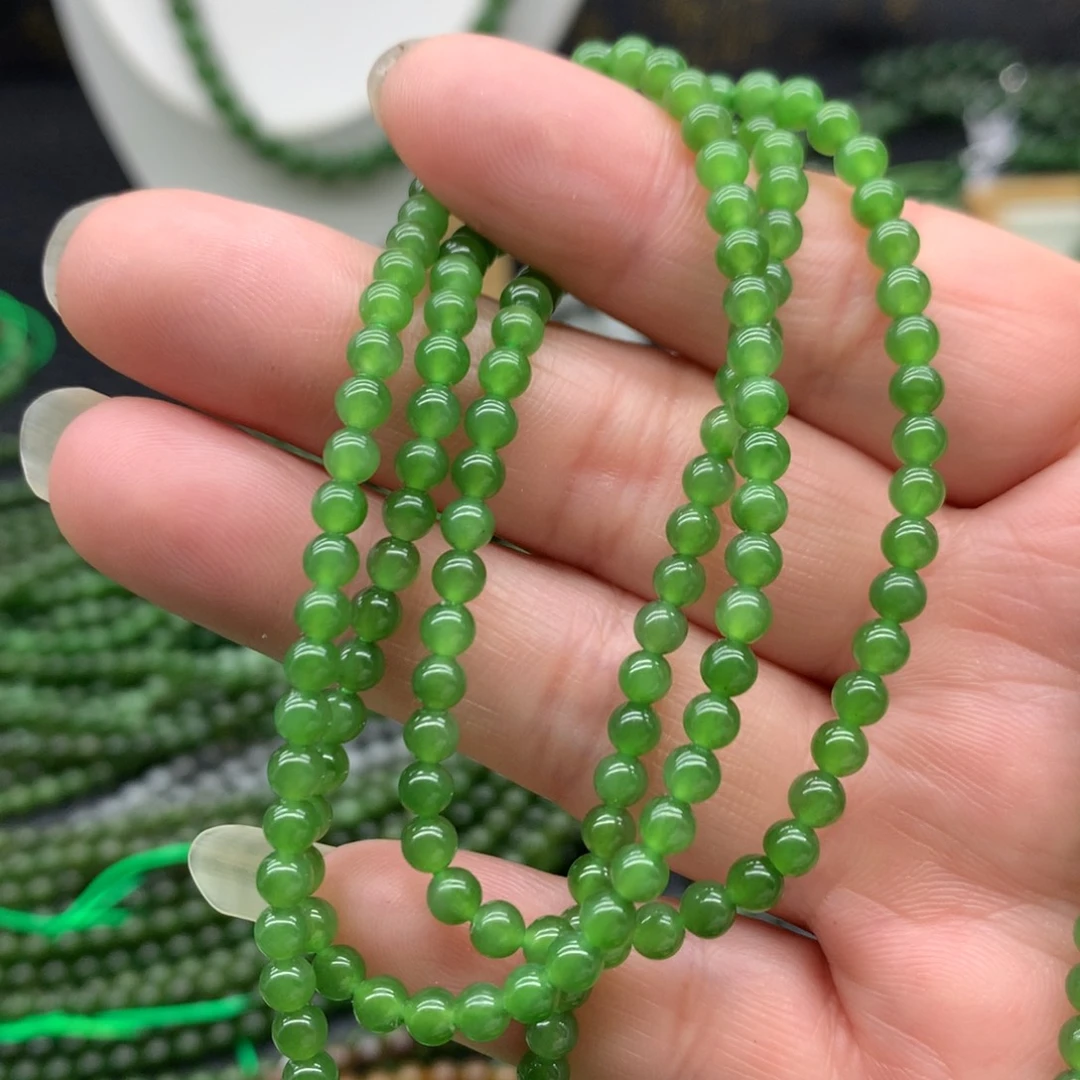 和田玉未镶嵌手链4