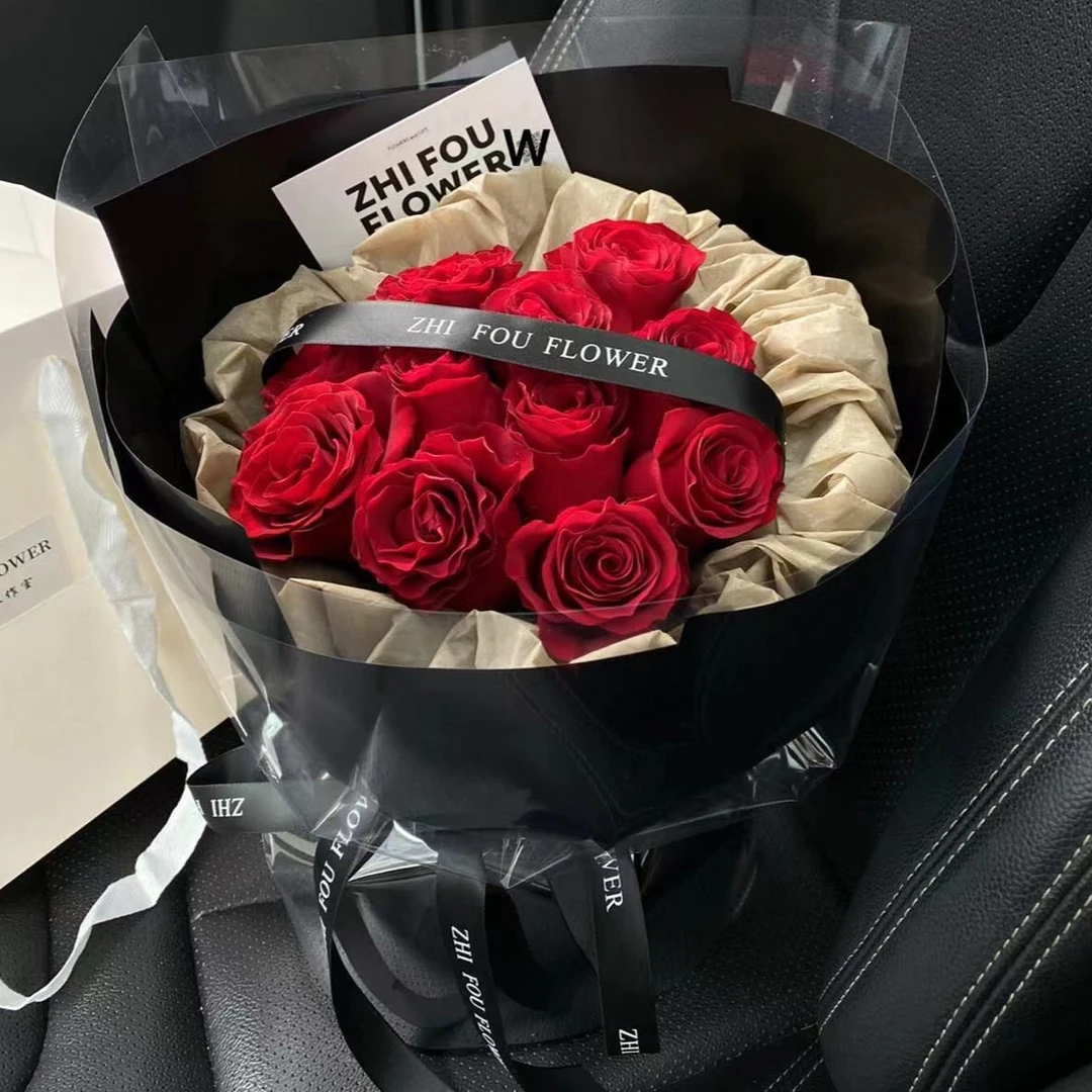 【一生一世】11朵红玫瑰小香风花束生日鲜花礼物表白花束送女友朋友七夕情人节礼物情人节鲜花小时达