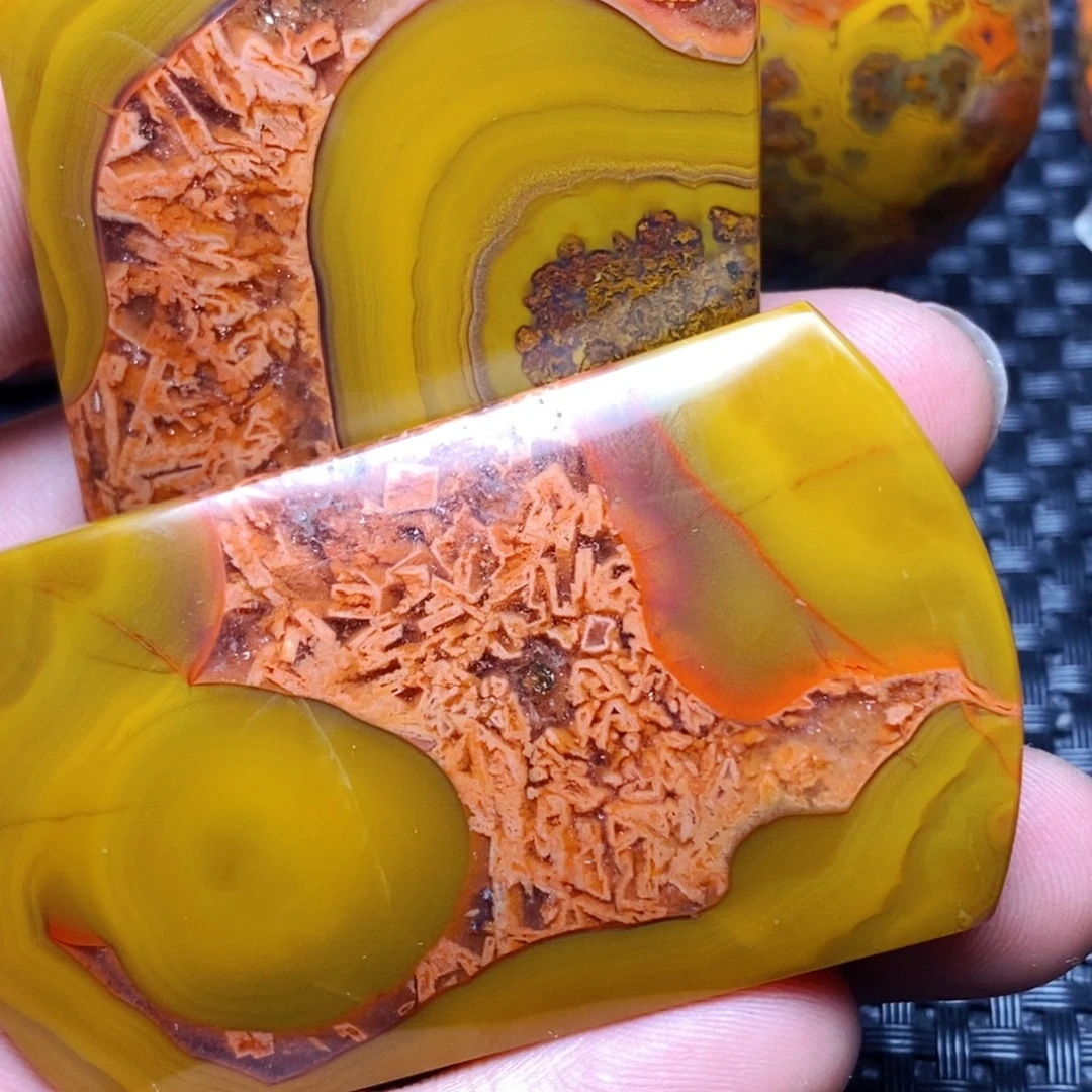 玛瑙/玉髓吊坠(不含链)未镶嵌沉*淀