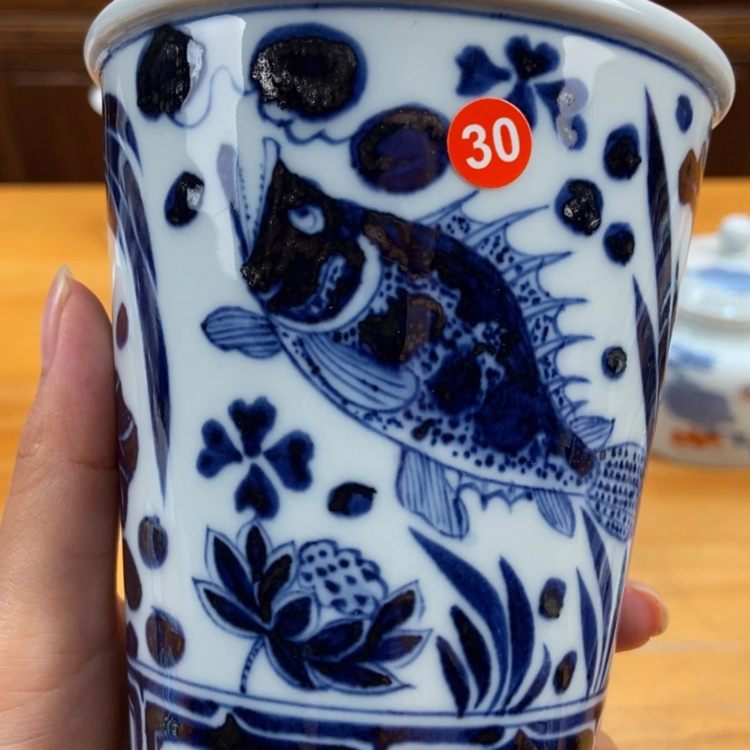 手绘现代茶具非古董