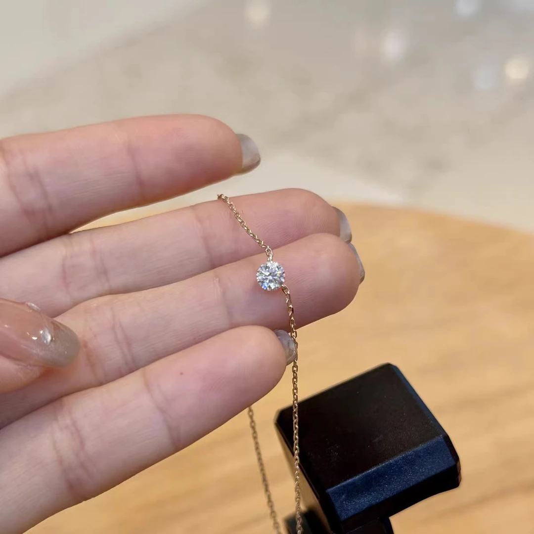 钛钢项链 博煜      X       单颗锆石项链      【J】