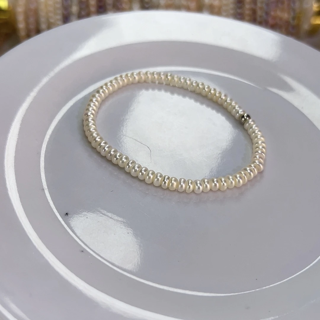 手绳淡水珍珠钛钢