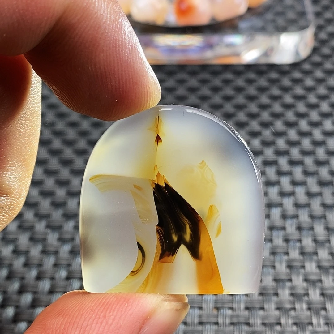 玛瑙/玉髓未镶嵌吊坠(不含链)74