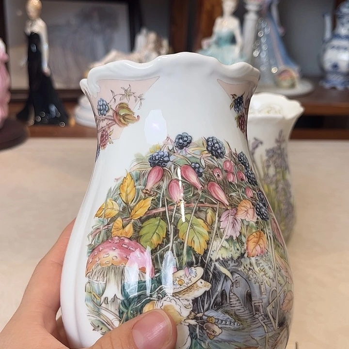 杯欧洲中古瓷器摆件