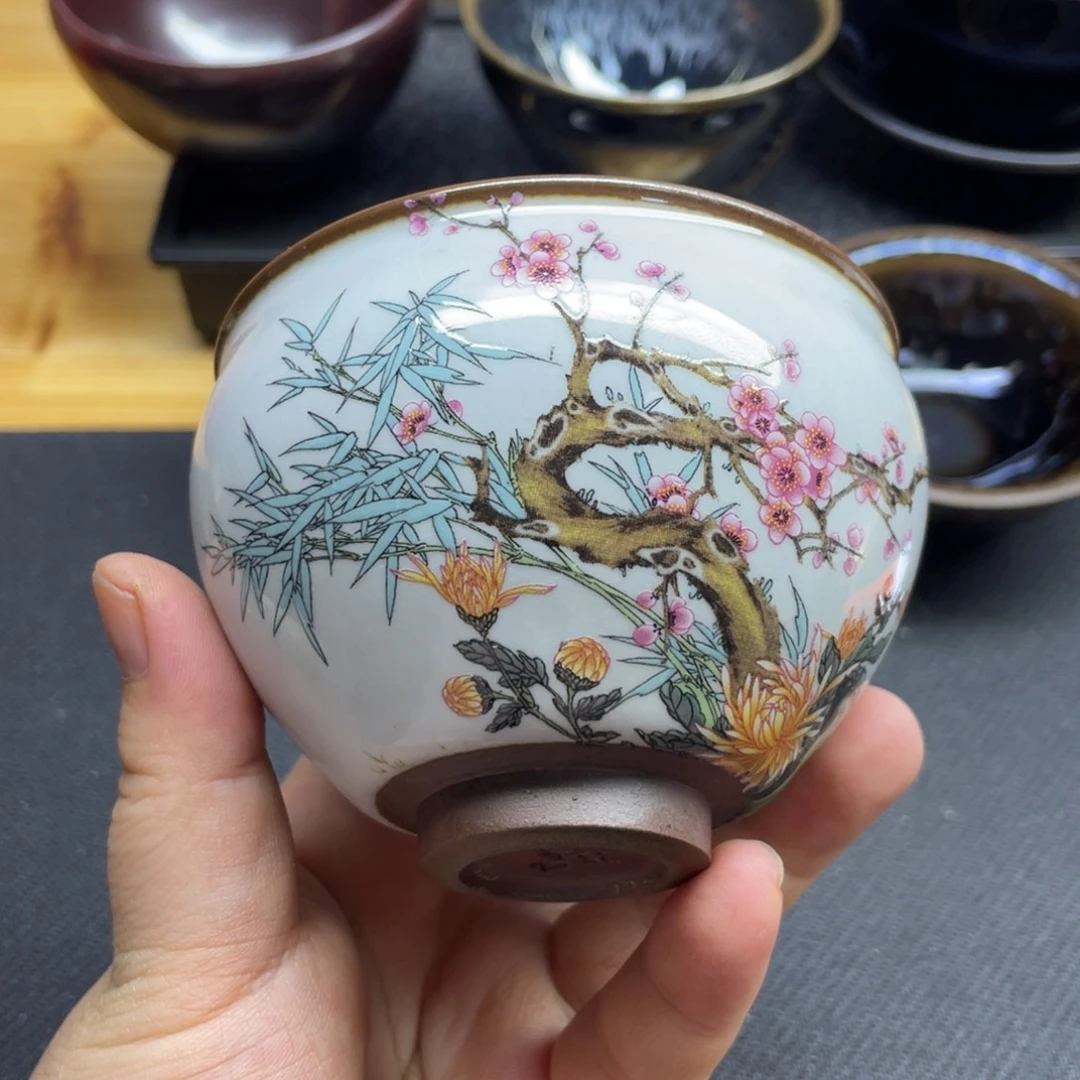 德***芝茶盏精品作品精品建盏