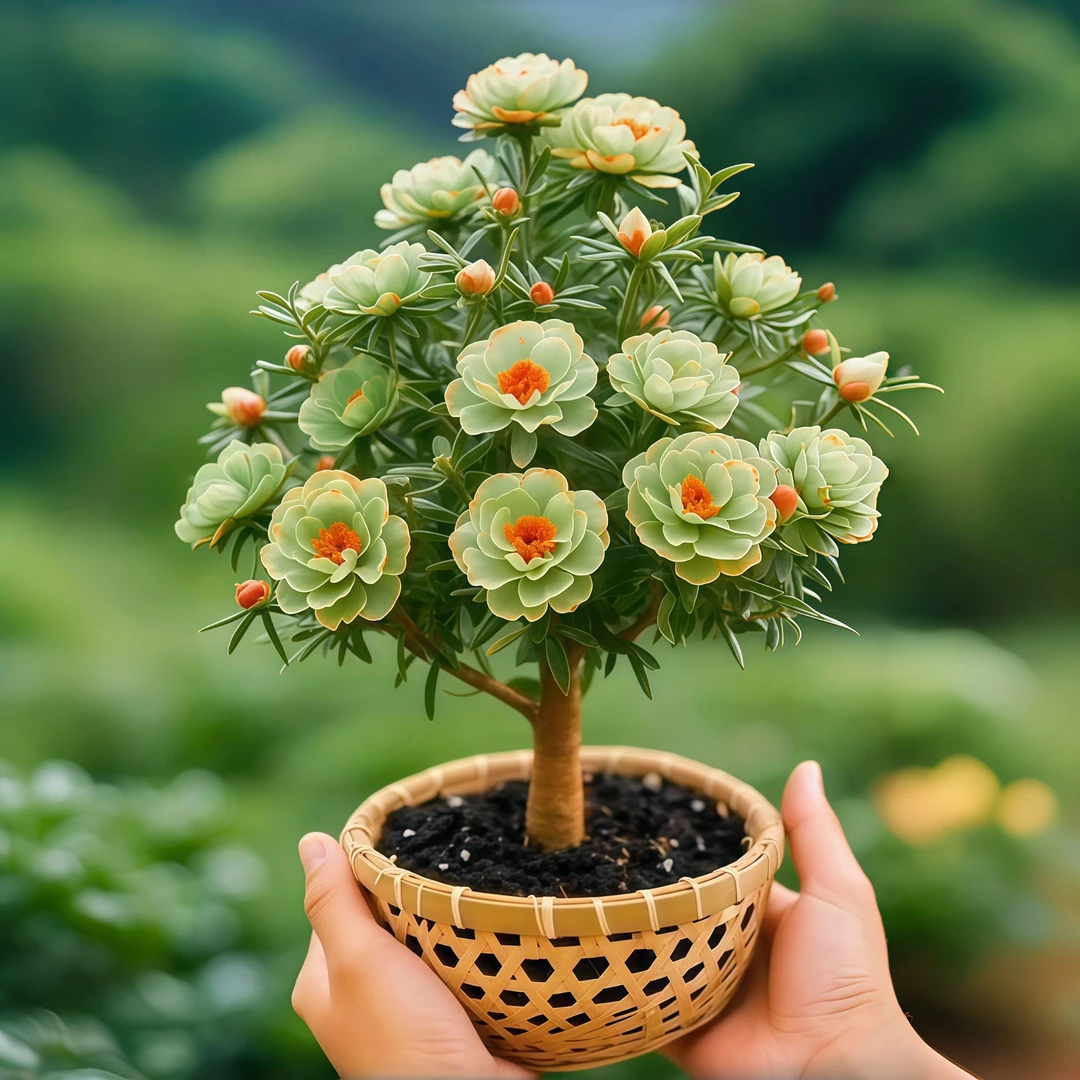 新品鎏金绿太阳花老桩地栽不对包赔好养易开花室内外阳台大花耐寒