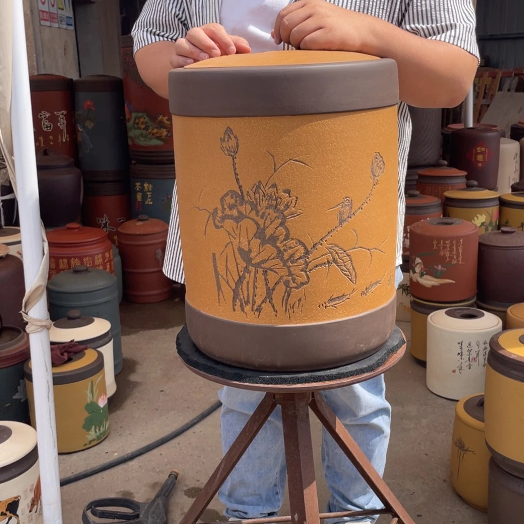 紫砂茶叶罐茶叶罐