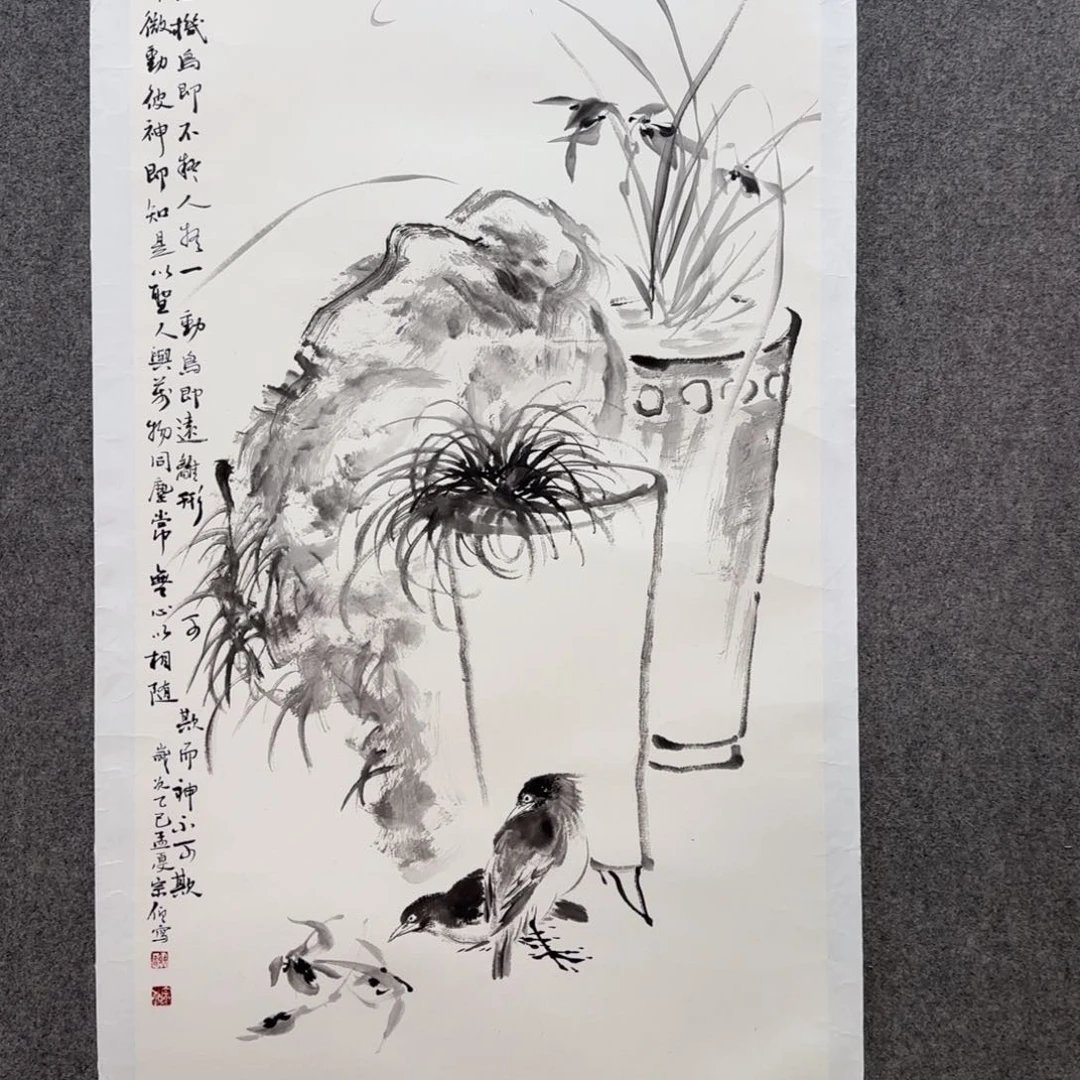 国画谢宗伯老师手绘作品