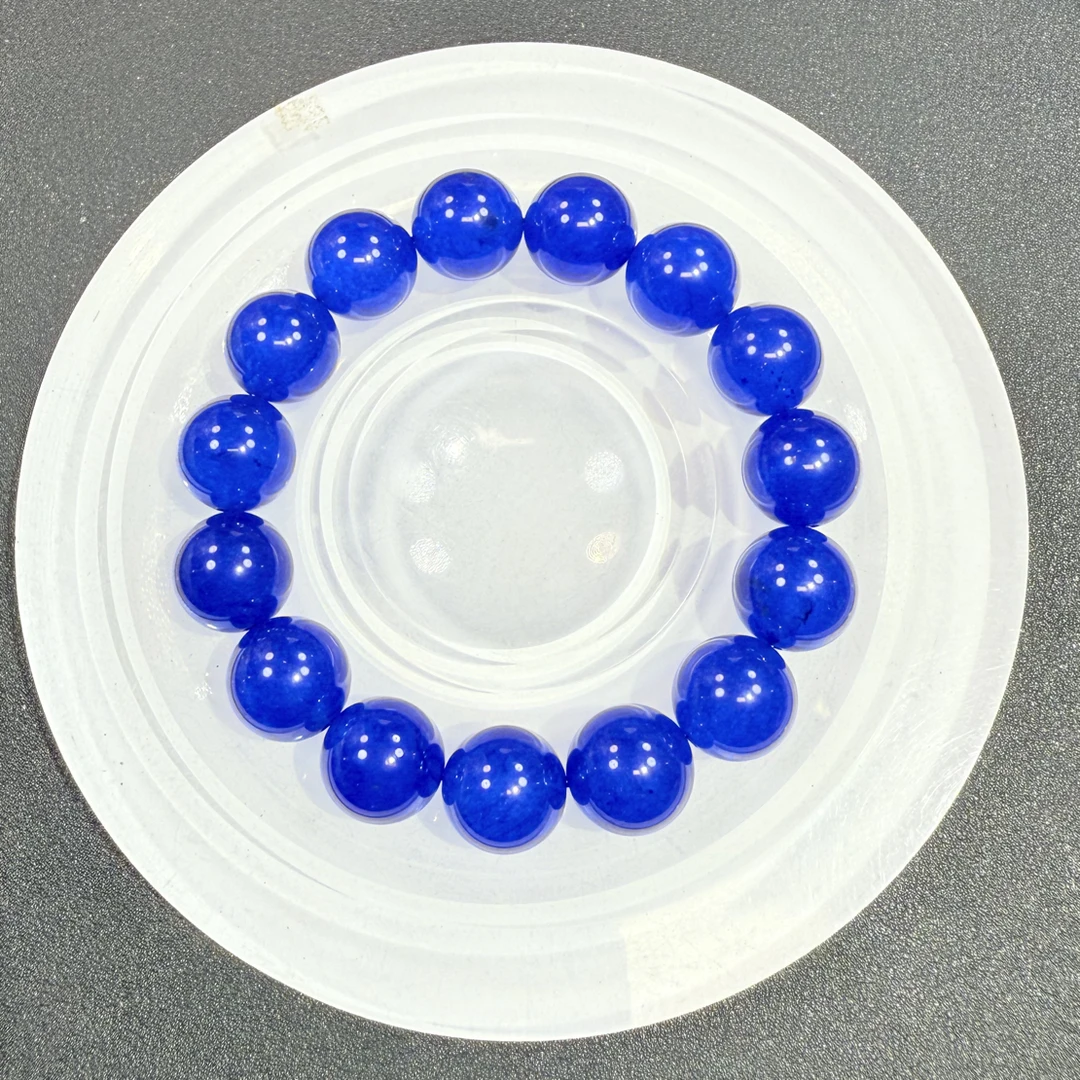 蓝色14mm手串发一条D21