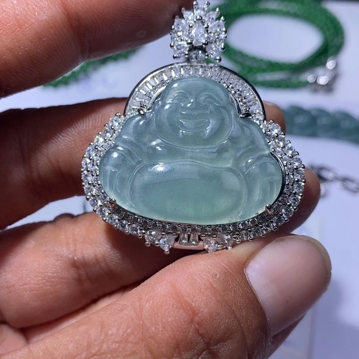 翡翠未镶嵌颈饰天然翡翠