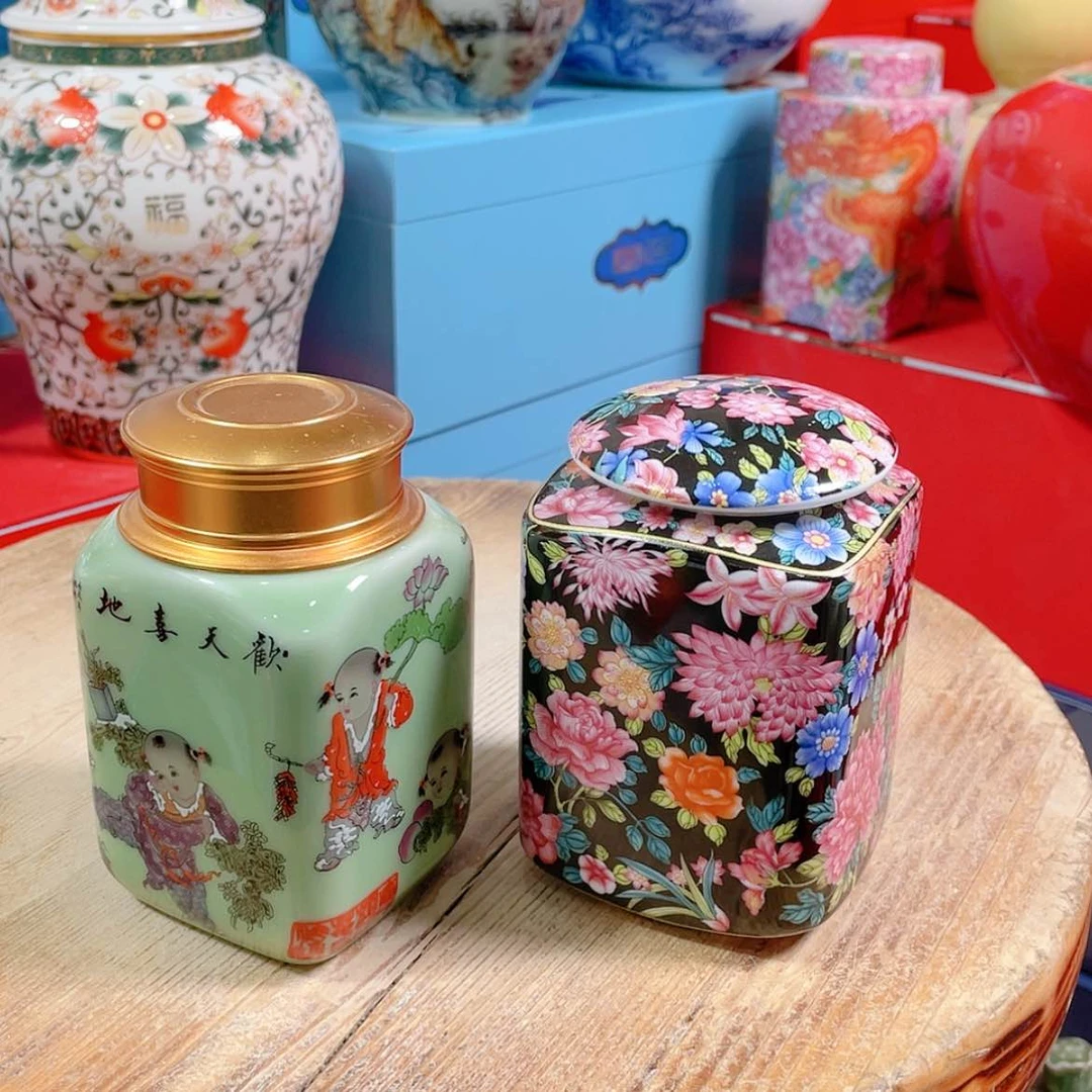 【闪购商品】罐陶瓷茶叶罐密封罐