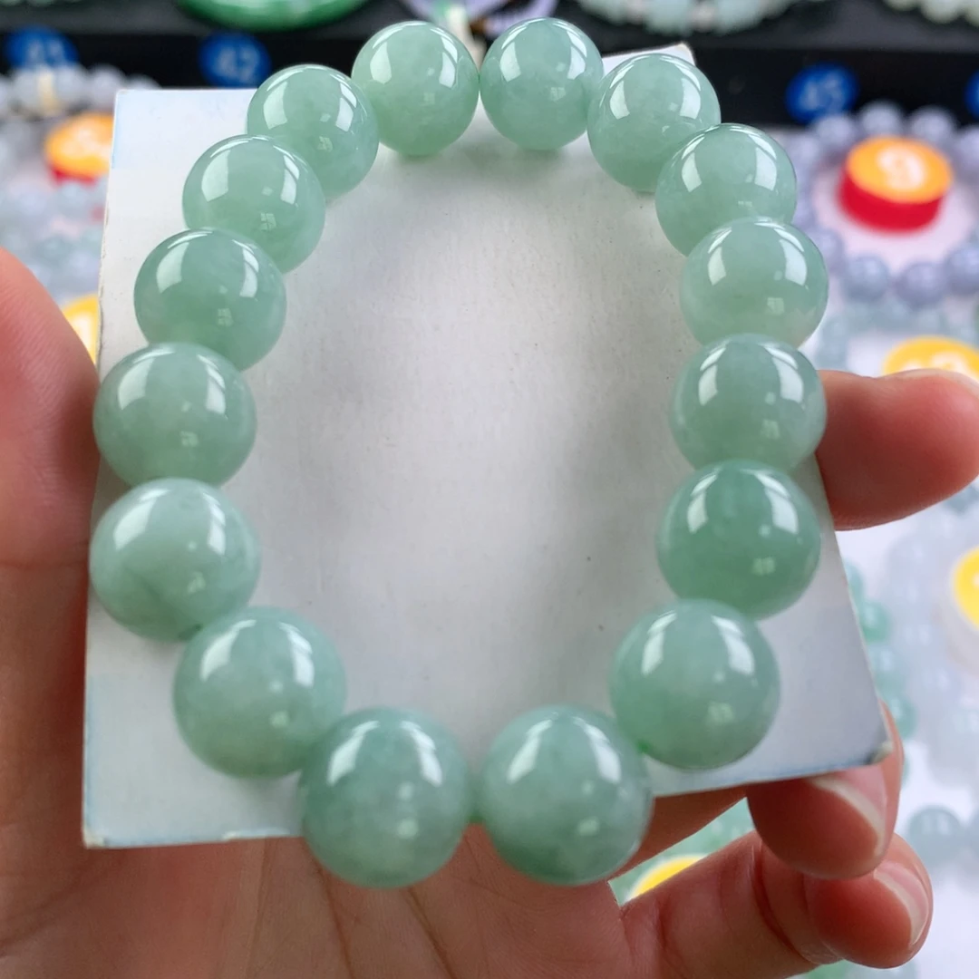 翡翠未镶嵌手链卡13