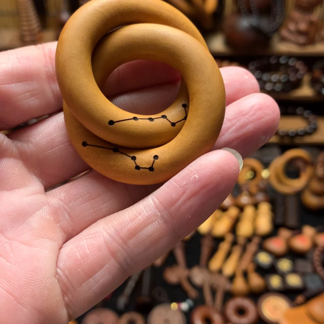 枣木枣木乾坤圈内径2.5七星六星