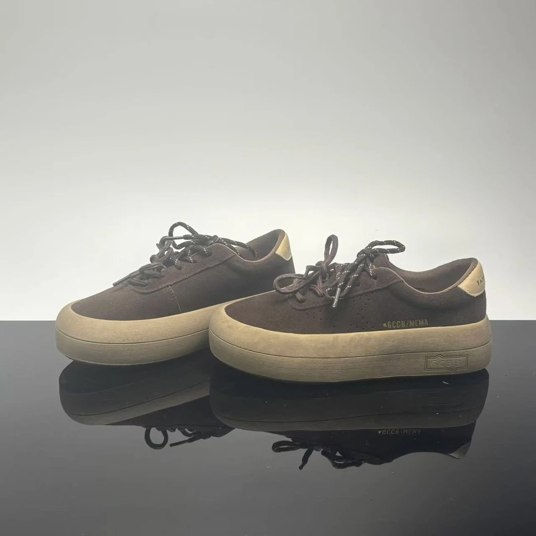 时尚新款休闲板鞋厚底百搭女鞋舒适低帮休闲鞋 6885