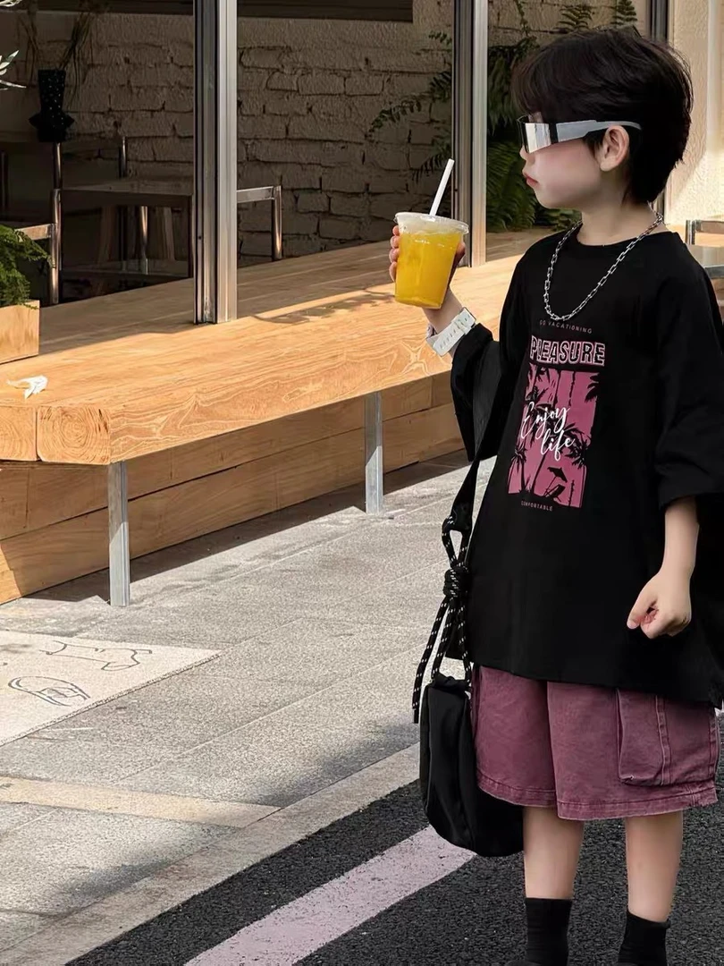 443  棉布工装短裤夏季款男童