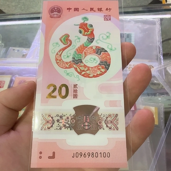 蛇钞倒置号裸钞096980100