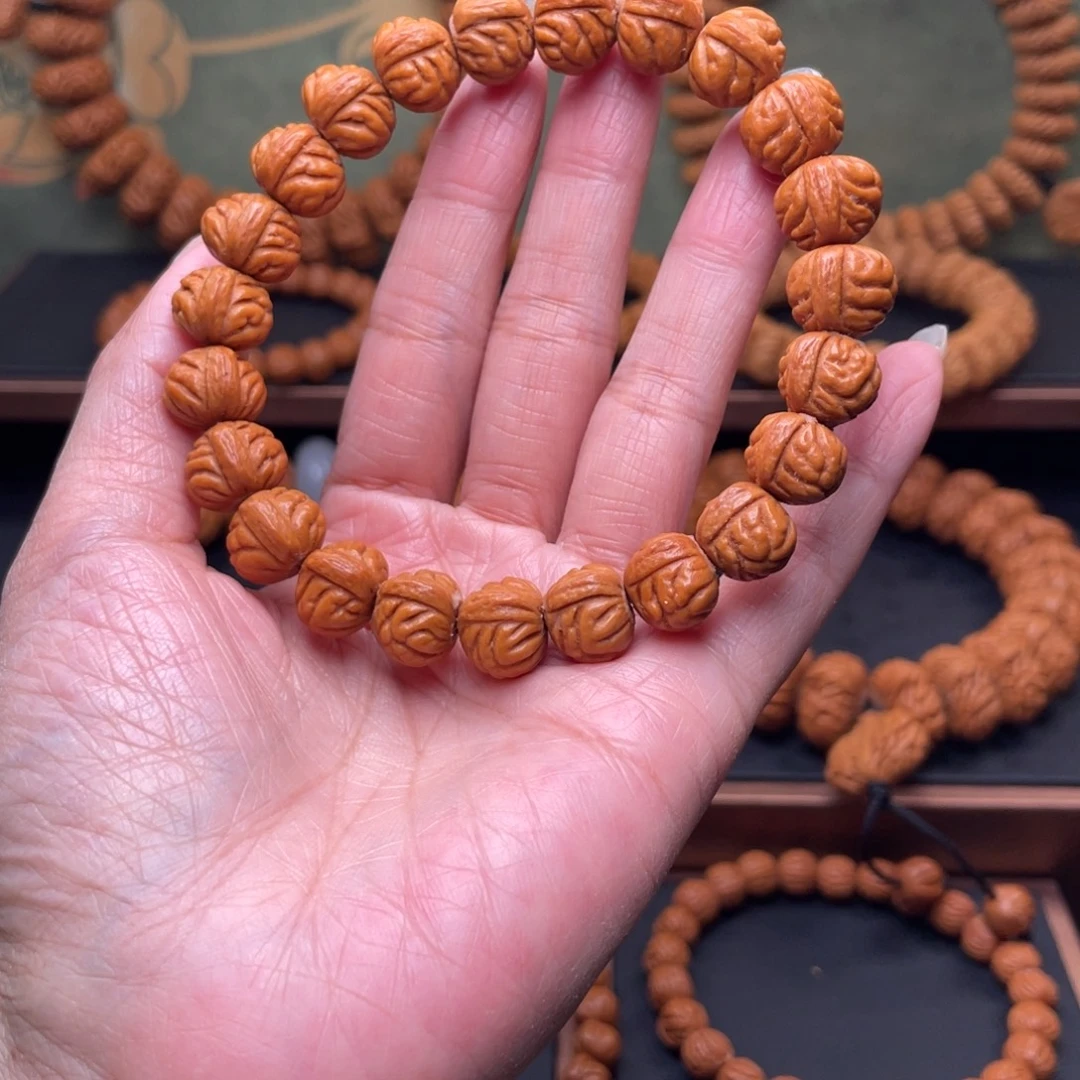 手串桃核12小金豆