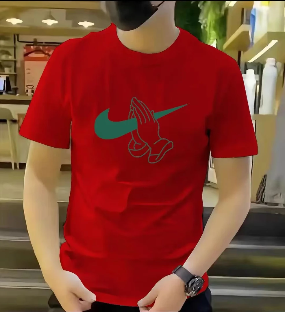 纯棉短袖男士男装轻奢休闲百搭夏季字母印花圆领薄款