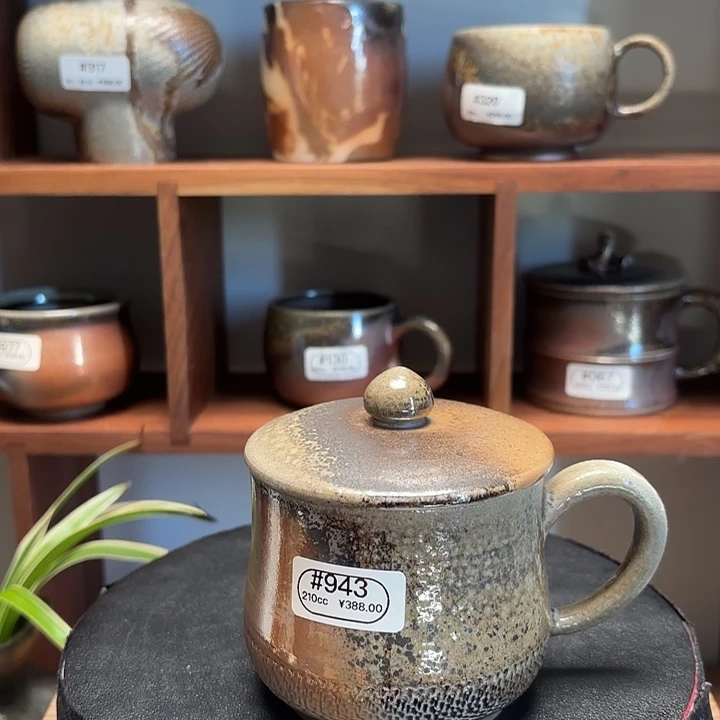 杯#943柴烧裸烧窑变大佬杯厅长杯