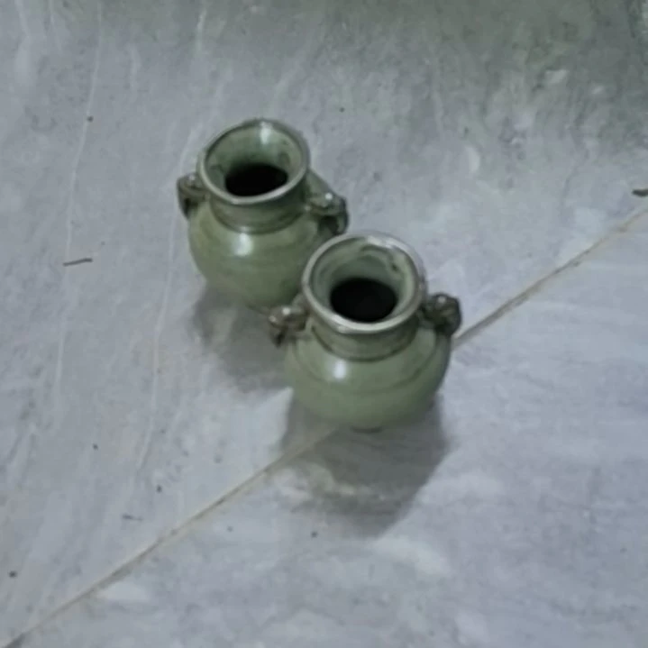 大***海瓷器花盆两个包邮