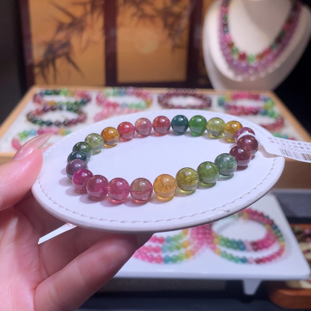 未镶嵌手链碧玺碧玺