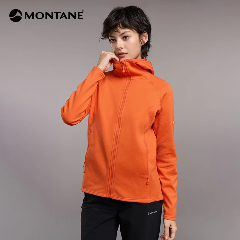 【年终狂欢】MONTANE盟泰恩FURY LITE HOODIE女轻量连帽抓绒衣FFULH