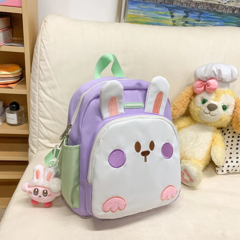 9032幼儿园卡通可爱书包轻便儿童小背包外出旅游可爱小兔子双肩包