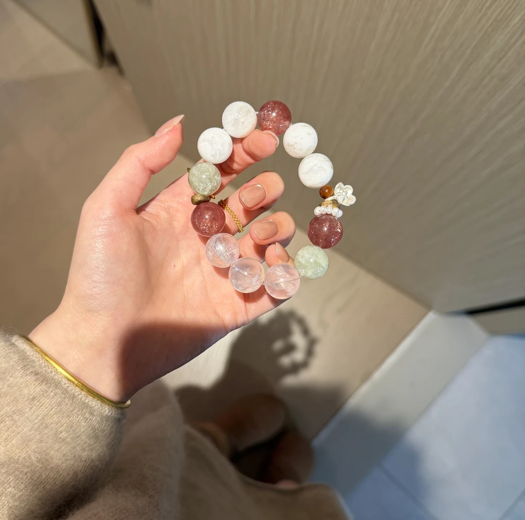 足银手链 《开到荼蘼》多宝手串 K107