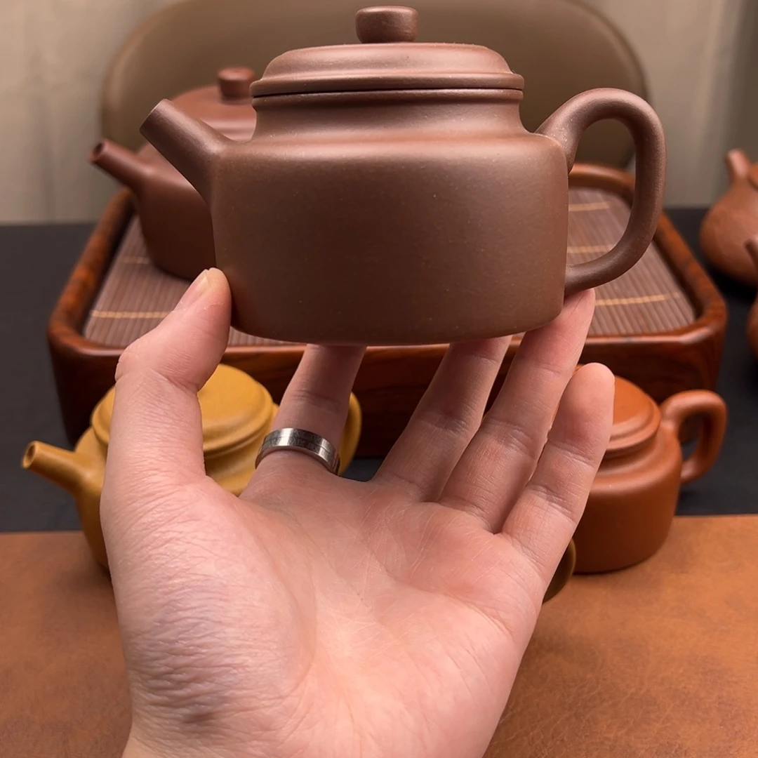 茶壶紫砂德钟 紫泥 200cc