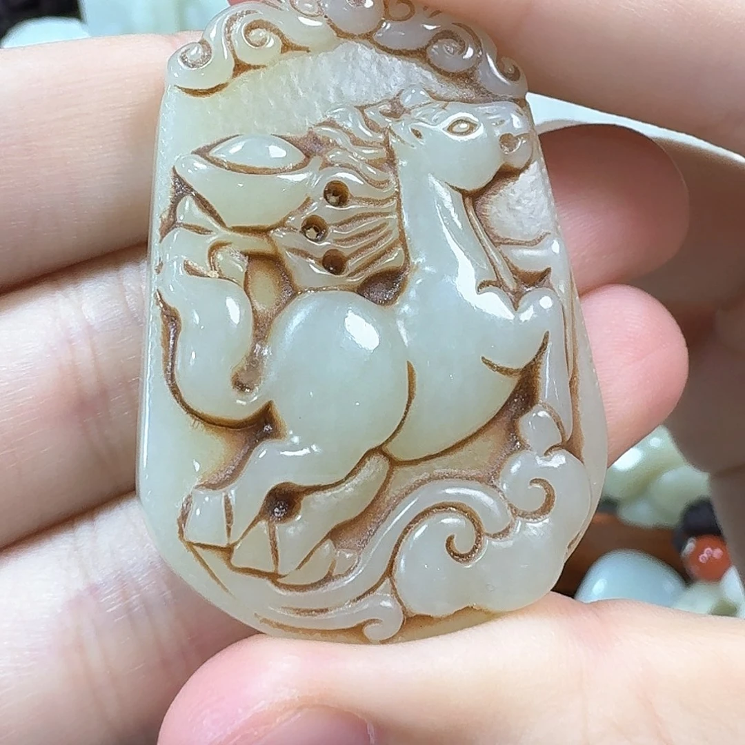 未镶嵌和田玉挂件