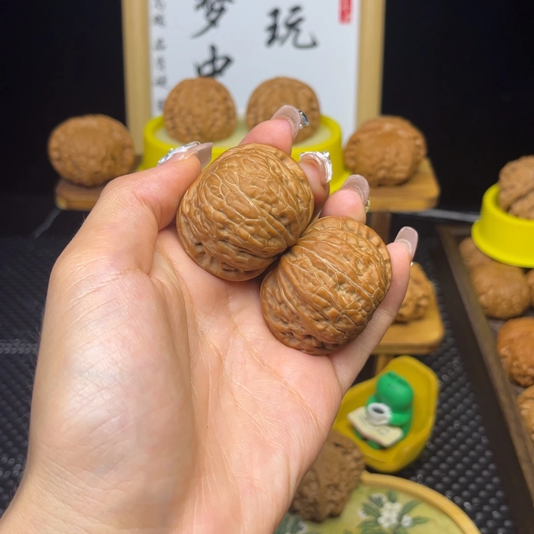 夏***天吊坠文玩核桃铁锤40➕全白茬毕业对