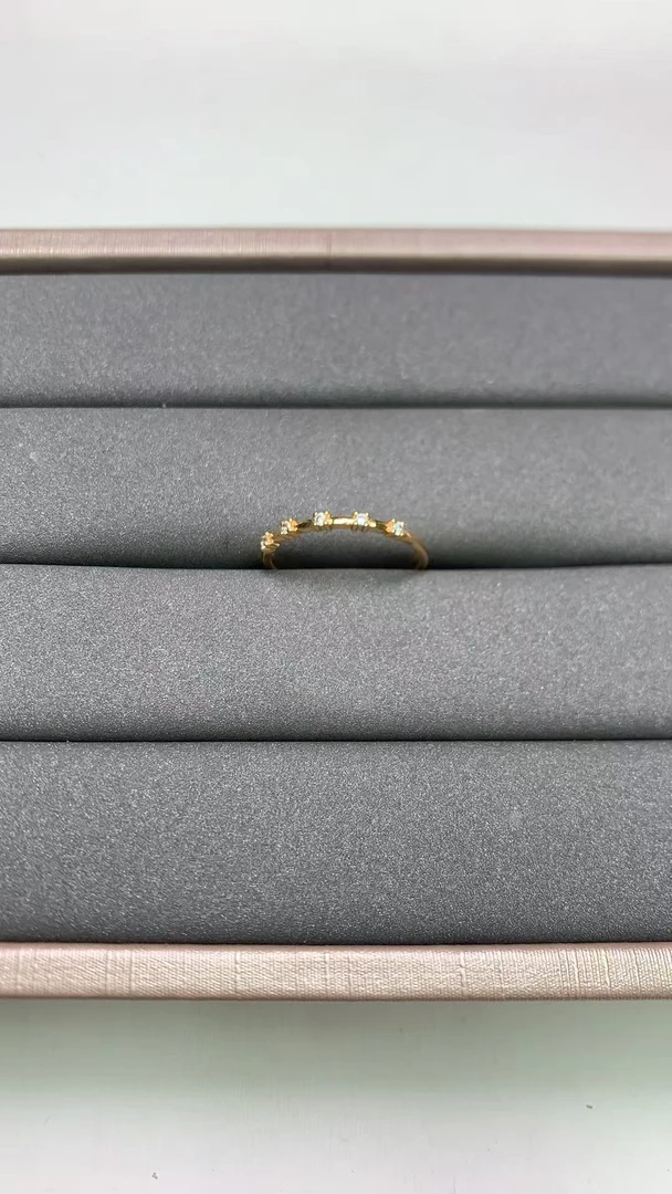 戒指 【璀璨星河】时尚闭口戒指D348