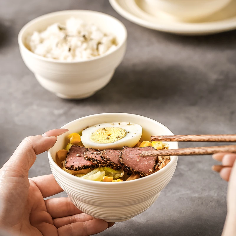 日式饭碗家用面碗2025新款小碗米饭碗高颜值陶瓷碗个人专用吃饭碗