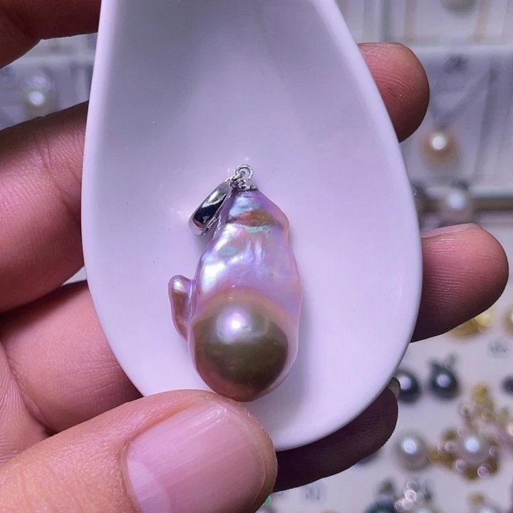合金颈饰淡水珍珠07