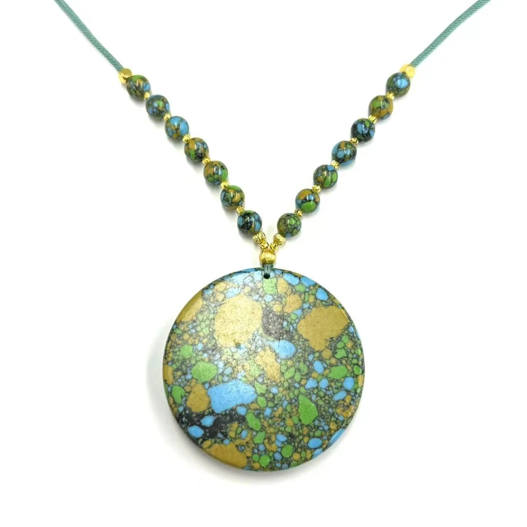 x960-国风设计款DIY网花无事圆牌毛衣链-赠礼盒