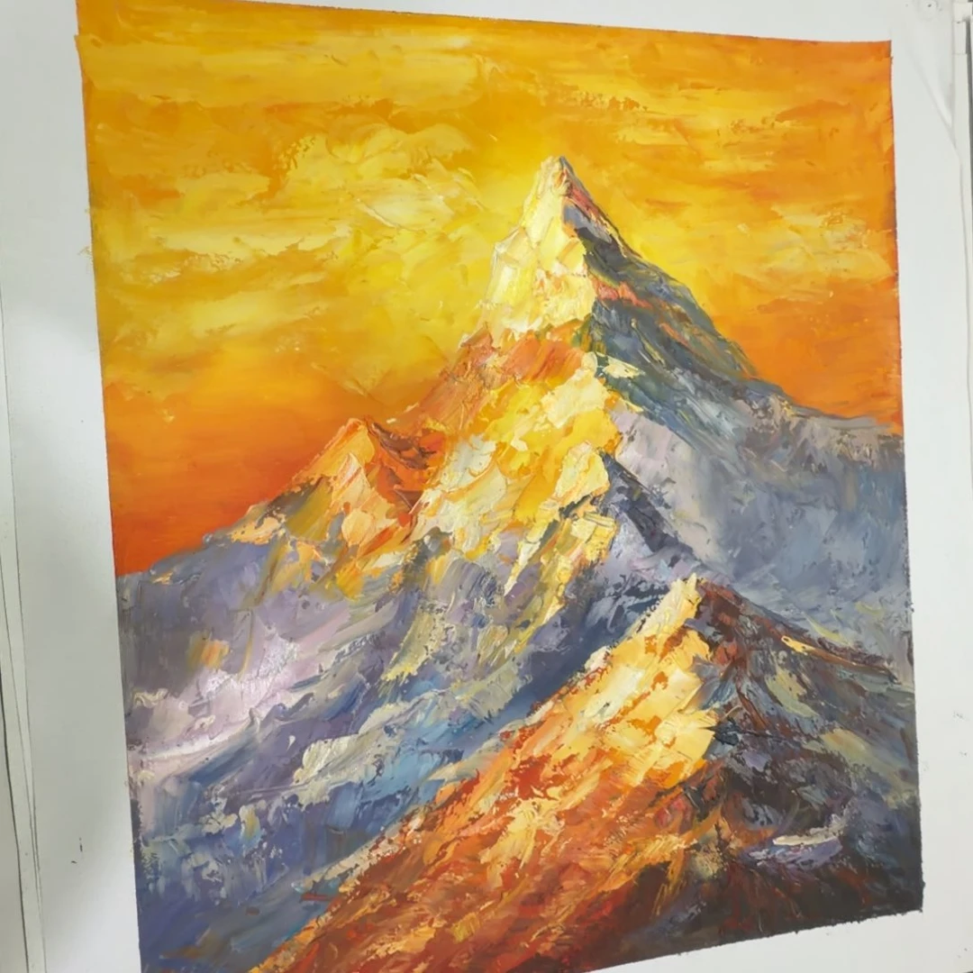 油画加油加油努力加油努力