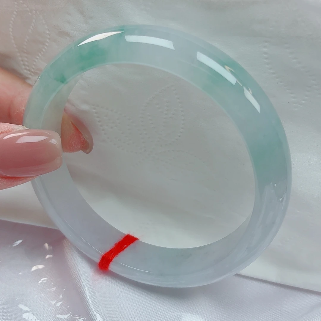 芳***涯翡翠未镶嵌手镯57