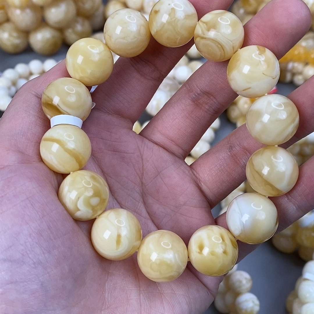琥珀未镶嵌珠宝奇石16mm33.5g