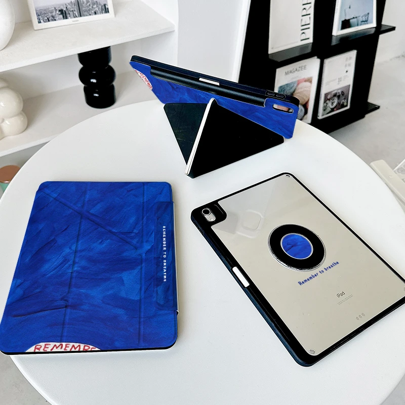 【磁吸分离y折x蓝云】ipad pro2024保护套11代华为Air12平板壳小米7