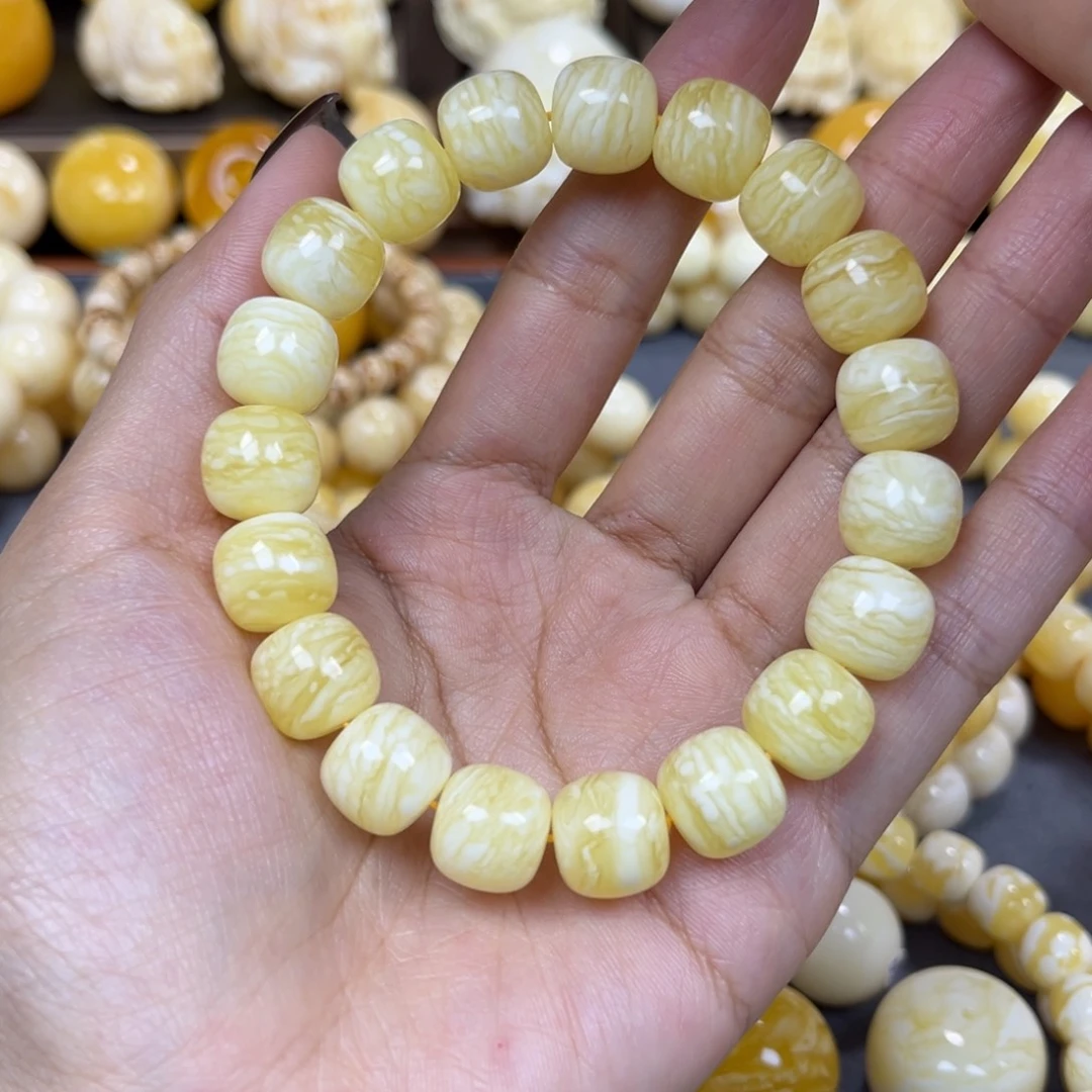 琥珀未镶嵌手串12mm