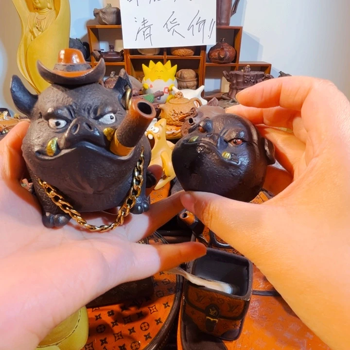 库***爷茶壶紫砂纯手工制作过程就是