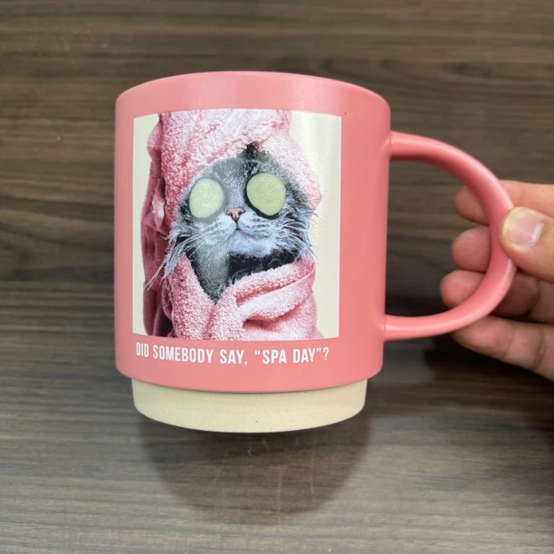 粉色猫头马克杯053K1